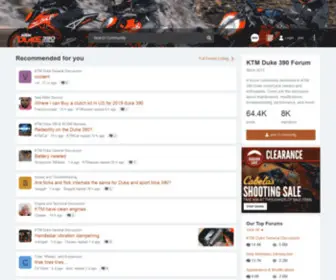 KTmduke390Forum.com(KTM Duke 390 Forum) Screenshot