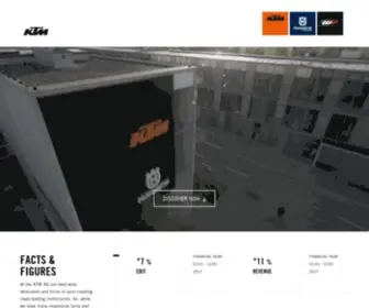 KTMgroup.com(KTM AG) Screenshot