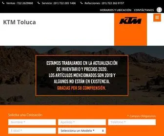 KTmtoluca.com(KTM Toluca) Screenshot