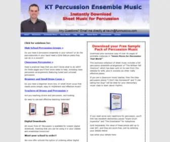 Ktpercussion.com(Instantly Download Music for School Percussion Ensembles) Screenshot