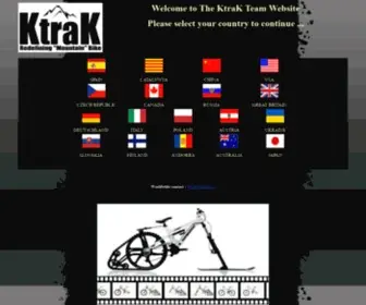 Ktrak.es(Official KtraK Snow bike website) Screenshot