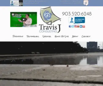 Ktravisj.com(Travis J Consulting Web Website Design) Screenshot