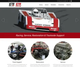 KTrmotorsports.com(Vintage Car Racing & Restoration) Screenshot