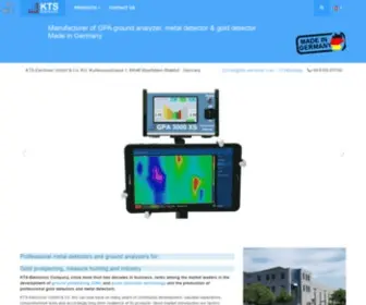 KTS-Electronic.com(Gold detectors) Screenshot