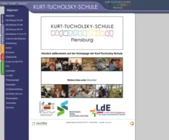 KTS-Flensburg.de(Kurt-Tucholsky-Schule Flensburg) Screenshot