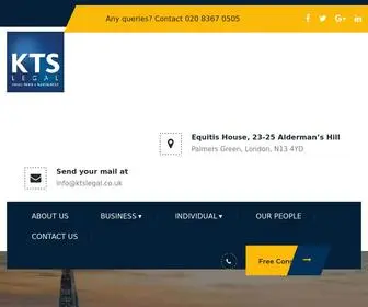 KTslegal.co.uk(KTS Legal) Screenshot