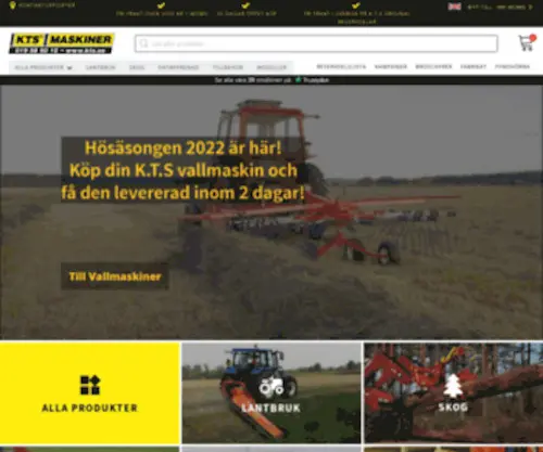 KTS.se(KTS Maskiner i Kumla) Screenshot