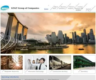 KTTgroup.com.sg(KT&T Group of Companies) Screenshot