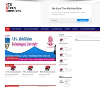 Ktubtechquestions.com(KTU B.Tech Questions) Screenshot