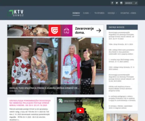 KTV-Ormoz.si(Kabelska televizija Ormo) Screenshot