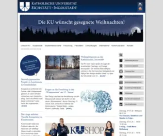 KU-Eichstaett.de(Die Katholische Universität Eichstätt) Screenshot