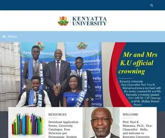 KU.ac.ke(Kenyatta University) Screenshot