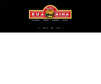 Kua-Ainahawaii.com(Kua'Aina Sandwich & Burgers Haleiwa) Screenshot