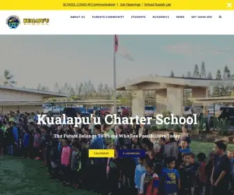 Kualapuucharterschool.org(Kualapu'u Charter School) Screenshot