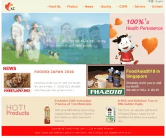 Kuangchuan.com(光泉牧場企業網站) Screenshot