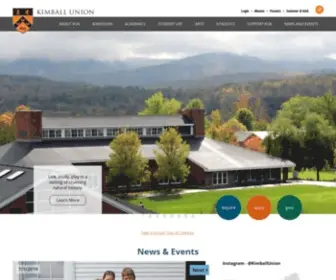 Kua.org(Kimball Union Academy) Screenshot
