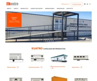 Kuatro.com.mx(Oficinas Móviles en Venta y Renta) Screenshot