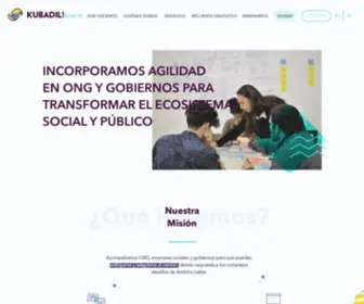 Kubadili.org(Agilidad para la transformación social) Screenshot