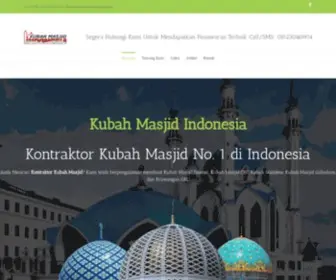 Kubahmasjid-Indonesia.com(Kontraktor Kubah Masjid Indonesia) Screenshot