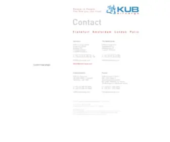 Kubaircargo.com(KUB Air Cargo GmbH) Screenshot