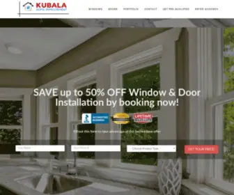 Kubalahome.com(Kubala Home Improvement) Screenshot