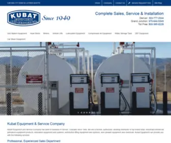 Kubatequipment.com(Kubat Equipment & Service Company) Screenshot