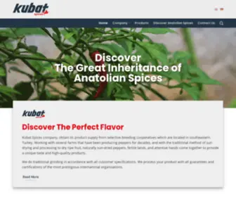 Kubatspices.com(Kubat Spices) Screenshot