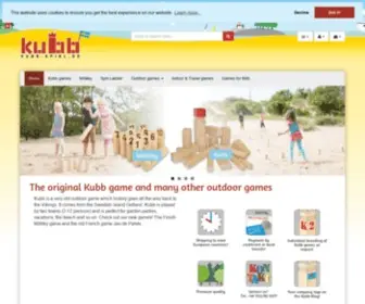 Kubb-Spiel.de(Bestelle das Original aus Schweden) Screenshot