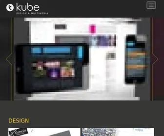 Kube.co.uk(Kube Design and Multimedia) Screenshot