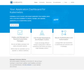 Kubeapps.dev(Kubeapps) Screenshot