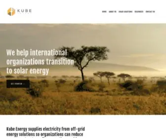 Kubeenergy.com(Kube Energy) Screenshot