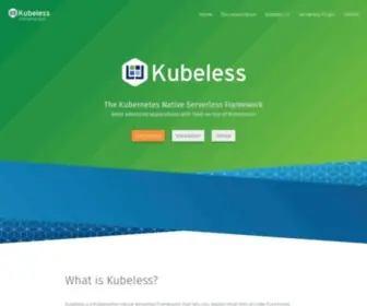 Kubeless.io(Kubeless) Screenshot