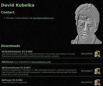 Kubelka.com(David Kubelka) Screenshot