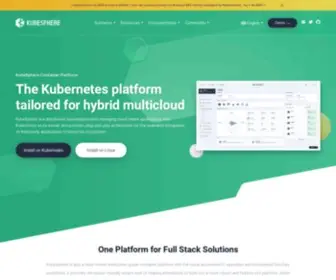 Kubesphere.io(Open Source Enterprise Kubernetes Platform) Screenshot