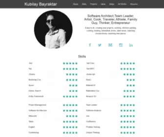 Kubilaybayraktar.com(Kubilay Bayraktar) Screenshot