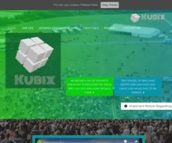 Kubixfestival.com(Kubix Music Festival Herrington Country Park Sunderland 10th and 11th August 2018) Screenshot