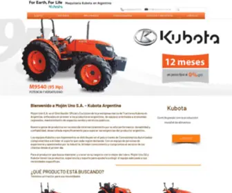 Kubota.com.ar(Tractores Kubota Argentina) Screenshot