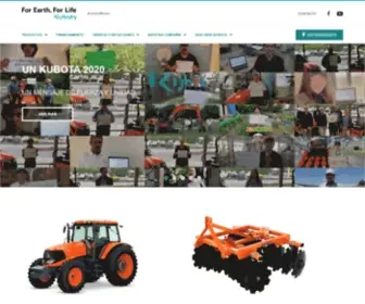 Kubota.com.mx(Kubota México) Screenshot