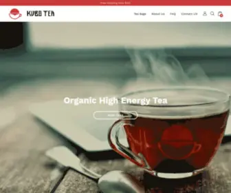 Kubotea.com(Organic High Energy Tea) Screenshot