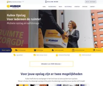 Kubox.nl(Voordelig & Veilig bij Kubox Opslag) Screenshot