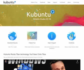 Kubuntu.org(Friendly Computing) Screenshot