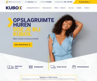 Kubus-Opslag.nl(Voordelig & Veilig bij Kubox Opslag) Screenshot