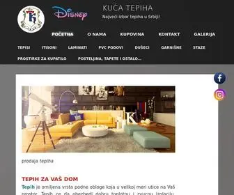 Kucatepiha.rs(Kuća Tepiha) Screenshot