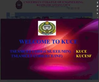 Kuce.ac.in(University College) Screenshot