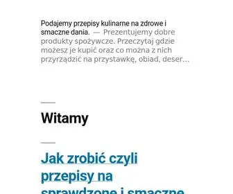 Kuchennepasje.pl(Prezentujemy dobre produkty spo) Screenshot