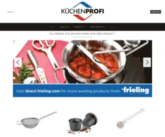 Kuchenprofiusa.com(Kuchenprofi USA) Screenshot