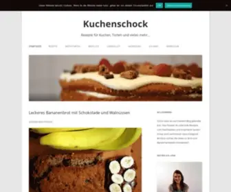 Kuchenschock.de(Rezepte für Kuchen) Screenshot