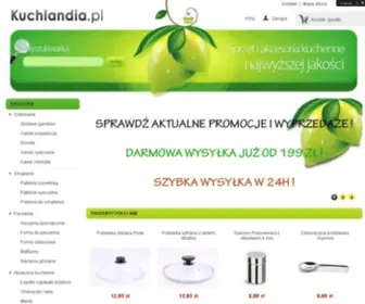 Kuchlandia.pl(Wyposażenie kuchni) Screenshot