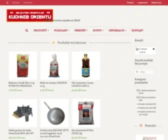 Kuchnieorientu.pl(Zamów produkty) Screenshot