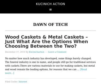 Kucinichaction.com(Tech information) Screenshot